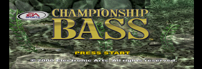 Championship Bass Title Screen
